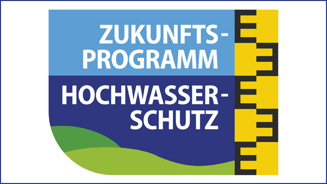 Logo Zukunftsprogramm Hochwasserschutz