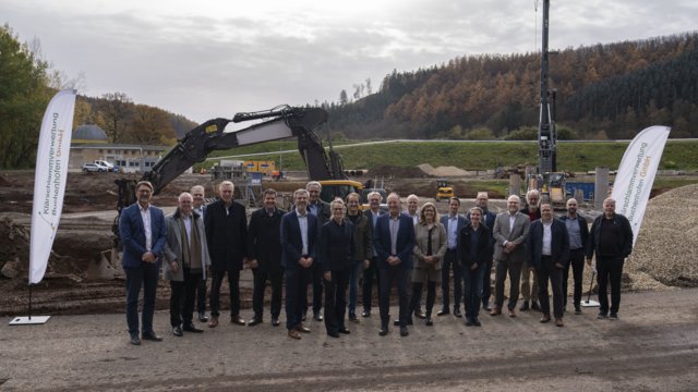 Ortstermin der Gesellschafter der KVB auf der Baustelle