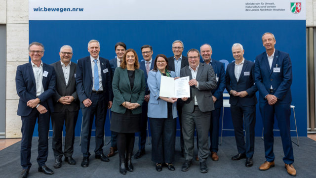 Unterzeichnung Landespakt Hochwasserschutz NRW, Foto: PK Media